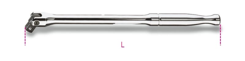 BETA - Quadro maschio 1/4 snodato con impugnatura in metallo M/35.