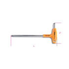 BETA - Quadro maschio 1/4 piegato con impugnatura a T cromata 44