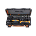 BETA - Cassette assortimento 39pz bus.esag+inserti 1/4 c11z, 8 accessori lamiera. 009000984
