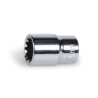 BETA - Chiavi a bussola con attacco quadro femmina 1/4" bocca multimpronta, cromate UNIVERSALI 13.