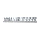 BETA - Serie di chiavi a bussola con attacco quadro femmina 1/4" bocca multimpronta, cromate UNIVERSALI GUIDE U/SB13.