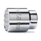 BETA - Chiavi a bussola con attacco quadro femmina 3/8" bocca poligonale cromate 18