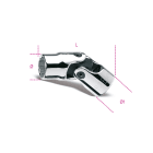 BETA - Chiavi a bussola snodate con attacco quadro femmina 3/8" bocca poligonale, cromate BUSSOLE SNODATE POLIG 3/8 AS/SN 3/8.