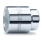 BETA - Chiavi a bussola con attacco quadro femmina 1/2" bocca esagonale, cromate BUSSOLE ESAGONALI 1/2 A 26.