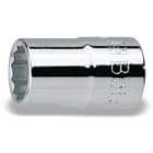 BETA - Chiavi a bussola con attacco quadro femmina 1/2" bocca poligonale, cromate BUSSOLE POLIGONALI 1/2 B 19.