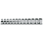 BETA - Serie di 13 chiavi a bussola a mano poligonale su supporto 1/2 13pz guide.
