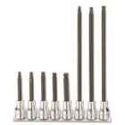 BETA - Serie di 8 chiavi a bussola maschio esagonale con estremita sferica su supporto BP 1/2 SR.8PZ guide SB8.