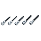BETA - Serie di 5 chiavi a bussola maschio a profilo XZN su supporto 1/2 XZNL 5PZ XZNL/S5.