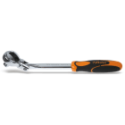 BETA - Cricchetto reversibile snodato con attacco quadro maschio 1/2 cromato, cricchetti reversibili snodati 1/2 56 A.