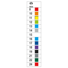 BETA - Chiavi a bussola esagonali colorate 1/2" con attacco quadro femmina, cromate, da 1 a 11.