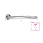 BETA - Cricchetto reversibile con attacco quadro maschio 1/2" in acciaio inossidabile D72 1/2 /55-INOX.