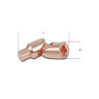 BETA - Snodo con attacchi quadri maschio e femmina 1/2" antiscintilla BA/25.