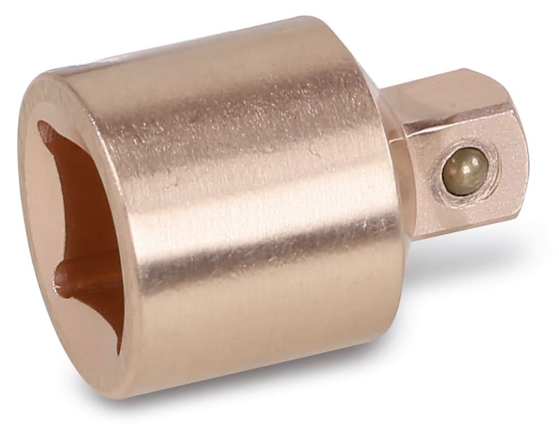 BETA - Raccordo con attacco quadro femmina 3/4 e maschio 1/2 antiscintilla, raccordi f3/4 - m1/2 antiscintilla ba/15.