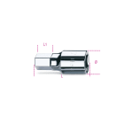 BETA - Chiavi a bussola maschio esagonale con attacco quadro femmina 3/4 cromate e bussole a giravite esagonali 3/4 ME17.
