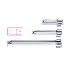 BETA - Prolunghe con attacchi quadri maschio e femmina 3/4 cromate, prolunghe 200mm 3/4 21.
