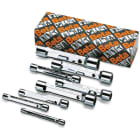 BETA - Serie di 8 chiavi a tubo doppie poligonali serie pesante CHIAVI A TUBO SERIE 8PZ/S8.