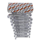 BETA - Serie di 17 chiavi a pipa doppie esagonali-poligonali art. 932, chiavi a pipa dp pesanti pol sr17pz/s17. 009320081