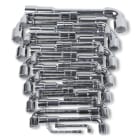 BETA - Serie di 25 chiavi a pipa doppie esagonali art. 933, chiavi a pipa dp pesanti esa sr25pz /s25.