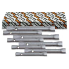 BETA - Serie di 8 chiavi a tubo doppie esagonali serie leggera art. 935 chiavi a tubo dal tubo sr 8pz /s8.