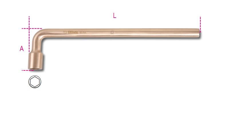 BETA - Chiavi a pipa esagonali antiscintilla BA 30.