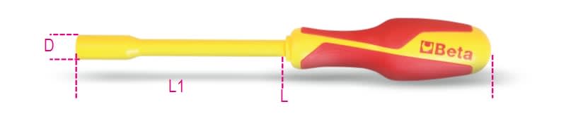 BETA - Chiavi a bussola esagonale con impugnatura CH BUSSOLA BG 943MQ 10.