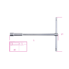 BETA - Chiavi a T semplici con bussola esagonale profonda 13, ideali per lavori di precisione e durata.