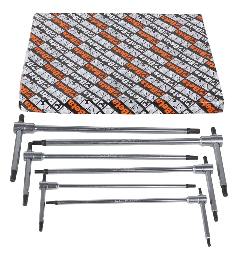 BETA - Chiavi a T esagonali maschio, serie 6 pezzi (art. 951)