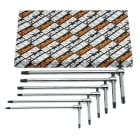 BETA - Serie di 6 chiavi maschio piegate per viti con impronta Torx® CHIAVI A T ESAGONALI TX SERIE 6PZ/S6.
