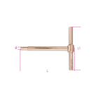 BETA - Chiavi a T esagonale maschio antiscintilla BA 5.