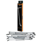 BETA - Serie di 7 chiavi a T con bussola esagonale snodata, chiavi a T snodate serie 7pz /d7, ideali per lavori di precisione.