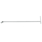 BETA - Chiave a T snodata con bussola esagonale, tipo lungo, cromata, lunghezza 18cm.