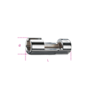 BETA - Chiavi a bussola per sonda Lambda con attacco quadro femmina 1/2" D22 SL110. 009600110