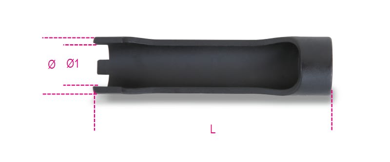 BETA - Chiave a bussola per ghiere portainiettori aperte L.