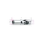 BETA - Chiavi per candelette di preriscaldamento motori diesel e snodi candelette diesel 1/4 sn-8.