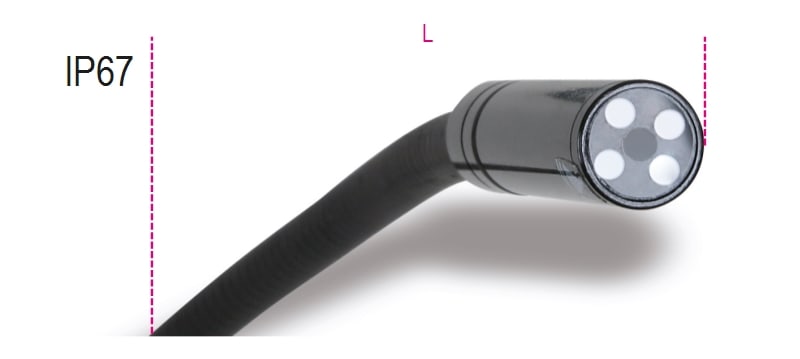 BETA - Sonde flessibili 6mm 2mt 961 P6/S-2mt.
