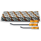 BETA - Serie di 3 leve con estremita piatta curva SR. 3/S3 965.