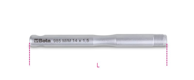 BETA - Perni guida maschio per montaggio ruote M12X1,50.