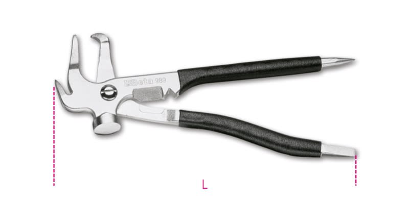 BETA - Pinza combinata per equilibratura e piombi ruote.