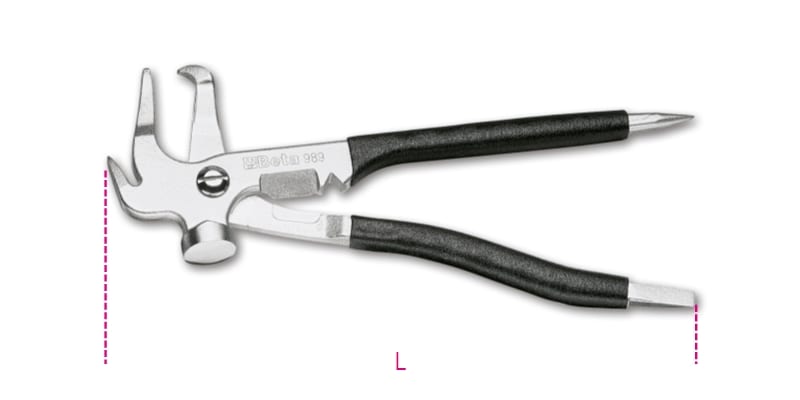 BETA - Pinza combinata per equilibratura e piombi ruote.