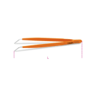 BETA - Pinzetta a molla a punte fini curve arrotondate zigrinate in acciaio inossidabile pinzette molla pun cur plast pl 150.