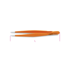 BETA - Pinzetta a molla a punte larghe diritte arrotondate zigrinate in acciaio inossidabile pinze molla punte arrot plast pl 150.