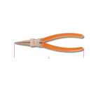 BETA - Pinze a becchi diritti antiscintilla per anelli elastici di sicurezza, per fori manici ricoperti in PVC, pinze becchi diritti fori antisc. ba 200.