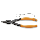 BETA - Pinze becchi diritti per anelli elastici di sicurezza, fori manici ricoperti in PVC H-SAFE 140x13.