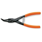 BETA - Pinze becchi piegati 45° per anelli elastici di sicurezza alberi manici ricoperti PVC 140x09.