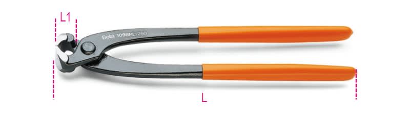 BETA - Tenaglie per cementisti manici ricoperti in PVC PL 220.