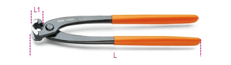 BETA - Tenaglie per cementisti manici ricoperti in PVC PL 250.