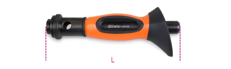 BETA - Battifustella per fustelle 1105 da 2 a 30 mm con impugnatura ergonomica.