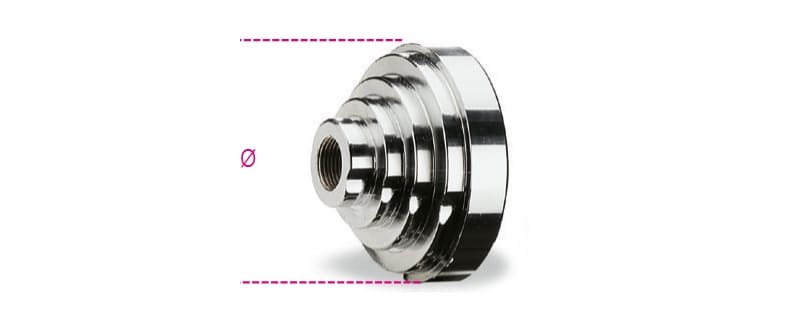BETA - Adattatore per battifustella 1105T50 AD-50 ADATTATORI PER 1105 T50.