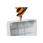 BETA - Forbici elettricista con svasatore, lame in acciaio inossidabile con microdentatura, gola tranciacavo e crimpatore per terminali a tubetto, forbici elettricisti lame a gradino fxs. 011280095