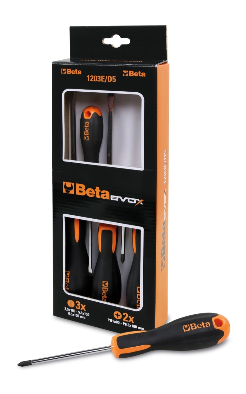 BETA - Serie giravite Evox LP-PH 5pz /D5.